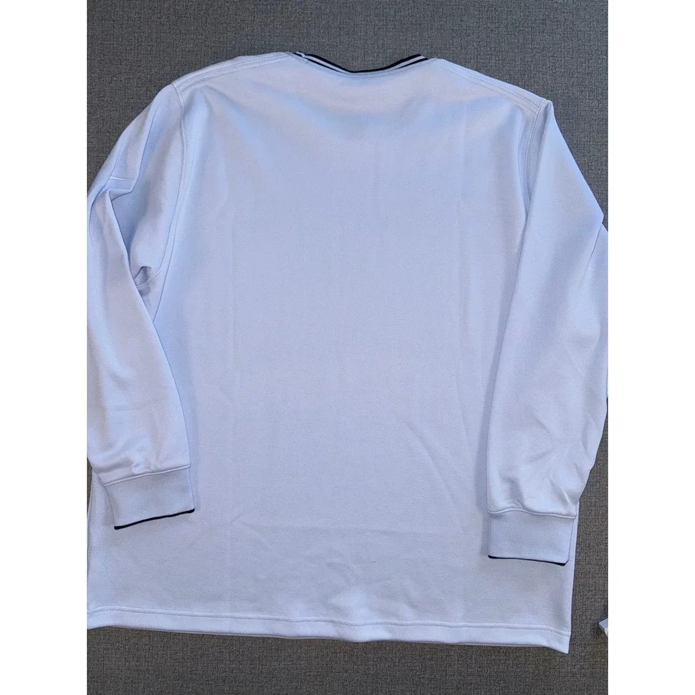 Nike Dri-FIT Mens 2XL Light Blue Long Sleeve Training Shirt Sweatshirt Golf Crew